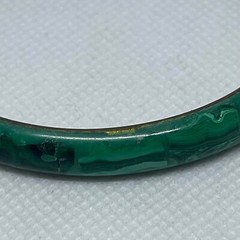 Malachite Bangle Bracelet Earthy Nature Retro Modern Everyday