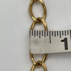 Vintage Unbranded Gold Tone Necklace With Emerald Cut Faux Amethyst Stones
