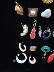 Vintage “Single” Earring/ Crafting Lot of over 65. 13 Signed 1.2lbs