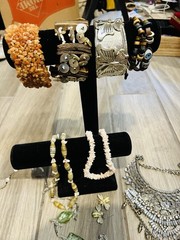 Vintage & Modern Statement Jewelry Lot Boho, Tribal Rhinestone Necklace Bracelet