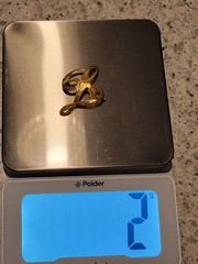 Vintage Beautiful L shape Brooch Set In 18k Yellow Gold, Stamped 750 European