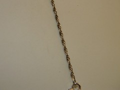 Vintage Sorrento Sterling Rhinestone Filigree Necklace