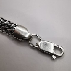 Vintage 925 Sterling Silver Men’s Link Chain Bracelet Solid 17.19g 22cm/8.6