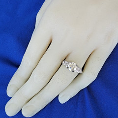 Original EARTH MINED DIAMOND Deco 2ct Engagement Ring Vintage PLATINUM Solitaire