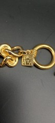 Vintage 1980’s Anne Klein Couture Gold Tone Knot Link Choker Necklace 17in