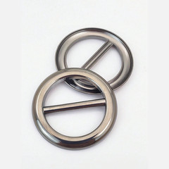 3Pcs Metal Scarf Ring Clips Multi-use Round T-Shirt Tie Buckle Clothing Holder