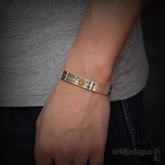 Extremely Popular, Best-Selling Silver 925 Gold Plated Eagle Sunburst Bangle