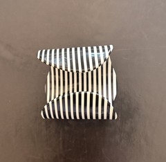 vintage black & White Striped bracelet