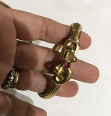Signed CA Carl-Art Inc. 12K Gold Filled Stretchable Bracelet & Necklace 1950’s