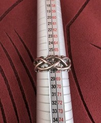 Statement 925 Sterling Silver Vintage Thorns Band Men’s Ring Size 11.75 MK