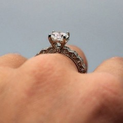 2 Ct Moissanite Wedding Ring Hypoallergenic Rhodium Plated 925 Sterling Silver 6