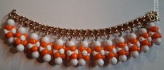 VTG Signed NAPIER Lantern Cluster Bracelet 1950s Eugene Bertolli Book Piece
