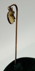 Vintage Pince-Nez Eye Glasses Stick Pin. Optometrist Ca 1900 Advertising