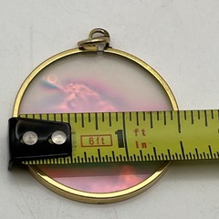 Vintage 1980’s Retro Hologram Floating Art glass 3D – Unicorn – Colorful Rare!