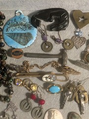43 Vintage Unusual Wearable Collectible Craftable Jewelry & Nice Items Lot! 925