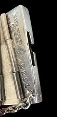 Antonio Pineda Sterling Silver Matchstick Bracelet Taxco Mexico ZZ514 195g RARE