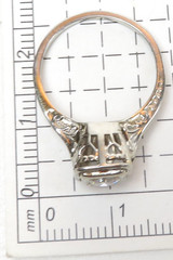 Antique Art Deco 1920’s Diamond Engagement 18KW Ring Size 6 UK-L1/2 EGL USA