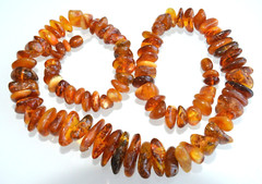 ✅55cm = 45gr RUSSIAN SOVIET BALTIC AMBER BEAD NECKLACE 琥珀 BRACELET STONE PENDANT