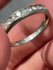Diamond Vintage 14k Solid Gold Ladies Ring Circa 1920 Art Deco Style! Sz 6- 1.4G