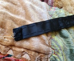 Antique Victorian Fancy Gold-Filled Amethyst Velvet Choker Necklace or Bracelet