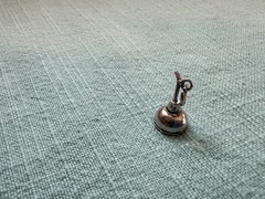 Vintage 40’s oil can sterling charm