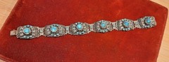 Very Good Looking Antique Czechoslovakia Bracelet from an Estate Marked Czecho