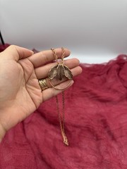 Vintage Solid Copper Pendant Necklace 24 Southwestern Style