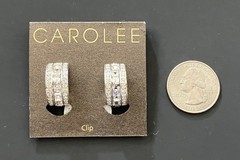 Pair Of Vintage Carolee Clip-on Earrings, Unused
