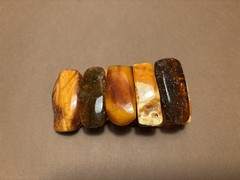 OLD GENUINE BALTIC AMBER BRACELET 51g.