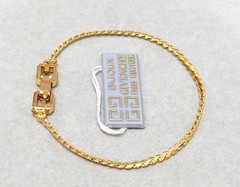 Gold Color Bracelet 18cm with Waterproof Coating