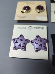 Lot Of 4 Pairs Vintage Clip-on Earrings