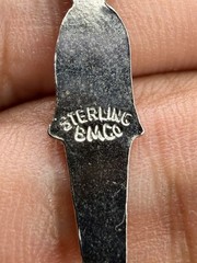Nassau Bahamas Sterling Silver and Colored Enamel Police Officer Charm Pendant
