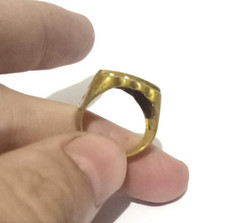 VINTAGE ANCIENT BRONZE OLD RING STYLE ROMAN VERY RARE LEGIONARY ARTIFACT AMAZING