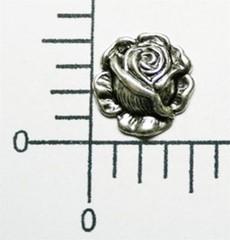 30844 6 Pc Matte Silver Oxidized Victorian Rose Jewlery Finding