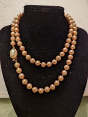 Vintage Carol Lee Faux Pearl Necklace