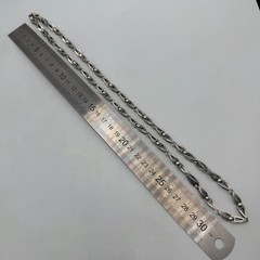 Vintage 925 Sterling Silver Heavy Men’s Chain Necklace 58g (2.05 oz) 26 in (66