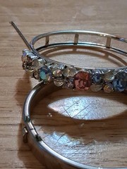 Vintage Bangle Cuff Beaded Bracelet Lot Of 19 Pcs Free Shipping See Description