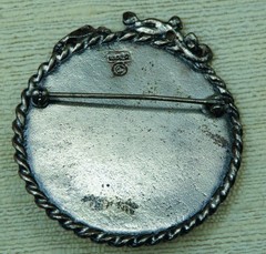 Vintage Napier GOLDEN TIME Brooch Pin 3D Signed Ad Piece Circa 1954 VERY NICE