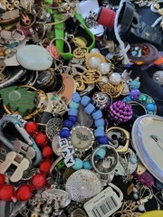 3 Lbs Pounds Unsorted Huge Lot Jewelry Vintage Now Junk Art Craft Treasure Fun