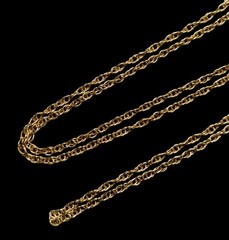 Vintage 14K GF 1/20 Gold Filled Dainty Rope Chain Necklace 16″