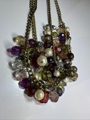 Vintage Avon Jewel Tone Baubles Necklace Very Elegant Piece