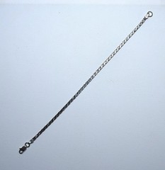 Vintage Italian Sterling Silver Wheat Chain Bracelet 7.75 3.51g .925 Italy-I BB