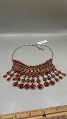 Lucky Brand Women’s Necklace Gold Tone Metal Semi Precious Accents