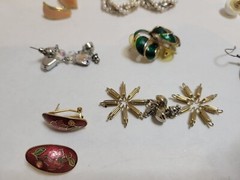 Vintage Pierced Earring Lot 40+ Pairs Of POST ONLY Assorted Colors & Sizes #1