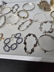 Mixed metal materials lot of 40 bracelets