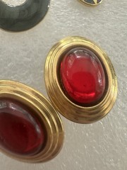 Lot of 16 Vintage Estate Sale Costume Jewelry Earrings with Backs