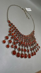 Lucky Brand Women’s Necklace Gold Tone Metal Semi Precious Accents