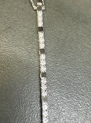 Sterling Silver 925 Cz Stone Tennis Bracelet Marked Korea Docz Jjj Z92
