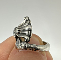 Wallace Sterling Silver Romance of The Sea Ring Size 6.25 Vintage 1950 MCM