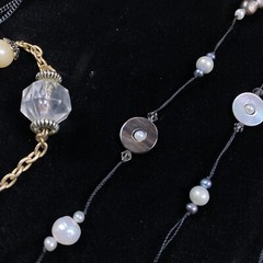 1970s 1980s 1990s Costume Necklace Earrings Lot Anne Klein Pearl MOP Dangle Etc.